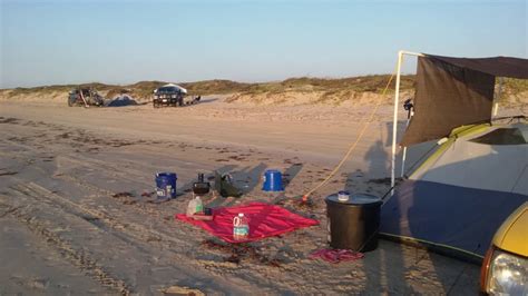 Camping at Padre Island National Seashore - YouTube