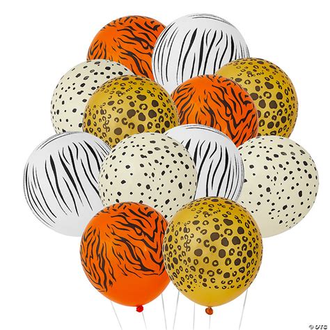 Jungle Animal Print 11" Latex Balloons | Oriental Trading