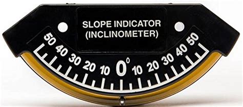 Slope Degree Indicator; 50 Degree Inclinometer | eBay