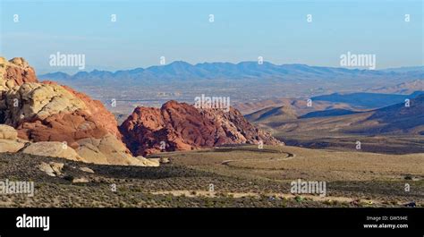 Las Vegas Skyline from a distance Stock Photo - Alamy