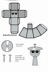 Sprunki papercraft  Easy paper Crafts Paper Toys Template Doll sketch template