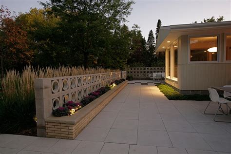 Mid-Century Modern Patio Project In Twin Cities MN - Ground One