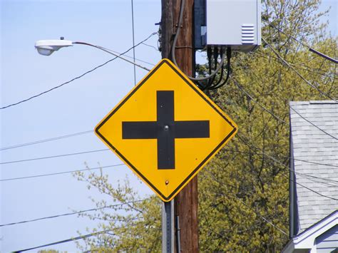 Two Way Intersection Sign