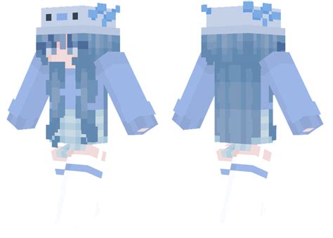 Blue Axolotl | Minecraft Skins