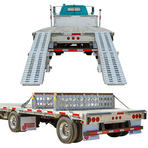 2-Bunk Load Leveler Drop Step Deck Truck Trailer Ramp Kit - Walmart.com ...