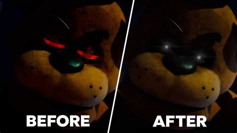 Petition · Change FNaF Movie animatronics eyes - Spain · Change.org