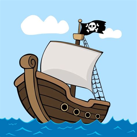 Pirate Ship Cartoon Images : Pirate Ship Cartoon | Bodenowasude