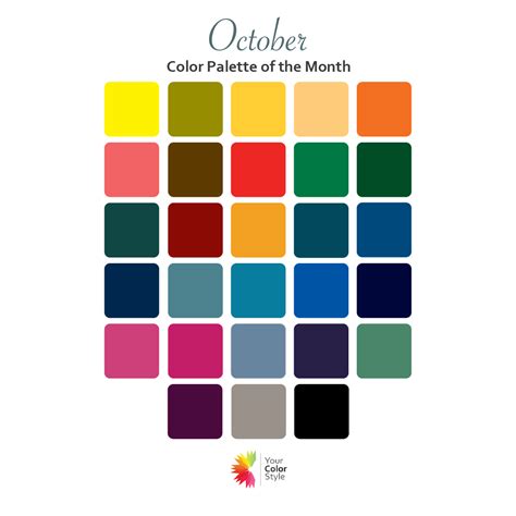 October: Color Palette of the Month– Your Color Style