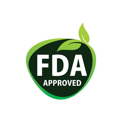 FDA Approved Food and Drug Administration icon, symbol, label, badge ...