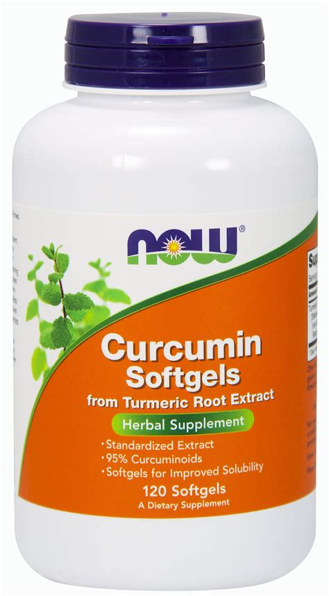 NOW Supplements, Curcumin (Curcuma longa) from Turmeric Root Extract ...