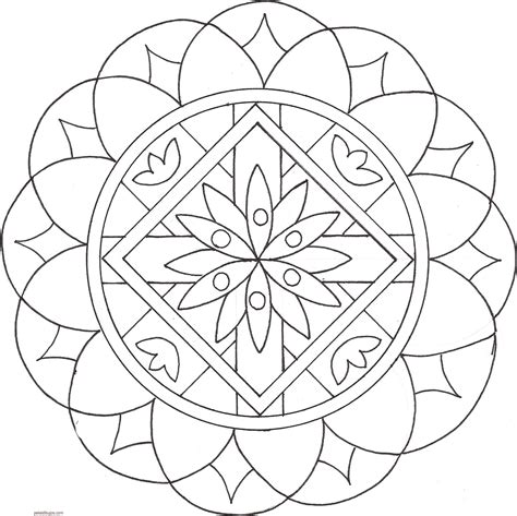 Dibujos de mandalas para colorear