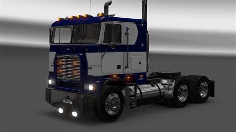 FREIGHTLINER FLB CUSTOM BLUE SKIN 1.22 | ETS2 mods | Euro truck simulator 2 mods - ETS2MODS.LT