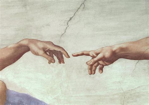 Hands of God and Adam Painting by Long Shot - Fine Art America