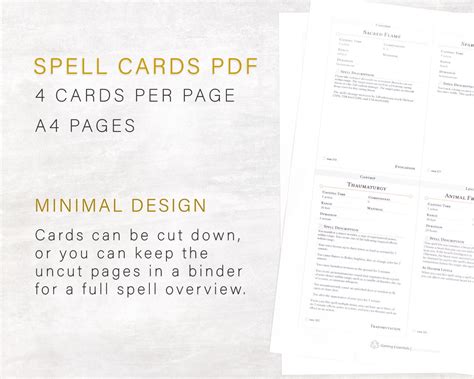 Cleric Spell Cards 5e Basic Rules Cantrip to Level 9 - Etsy