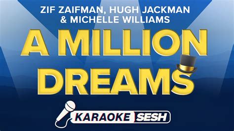 A Million Dreams (Karaoke) from ‘The Greatest Showman’ - YouTube