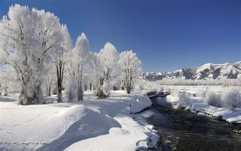 Creek Winter Wallpapers - Wallpaper Cave