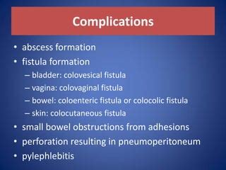 Acute colonic diverticulitis | PPT