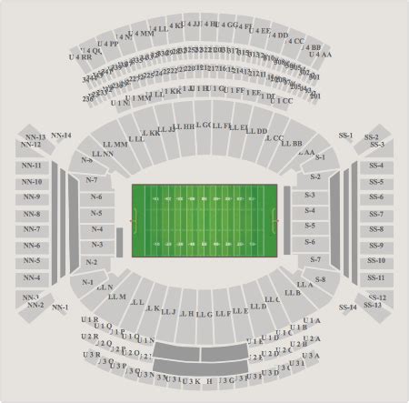 Bryant Denny Stadium Seating Chart & Info