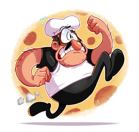 Pizza Tower : Peppino by FrancoisL-Artblog on DeviantArt