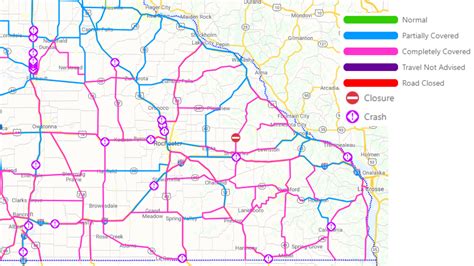 Mn Road Conditions Map - Sibby Dorothee