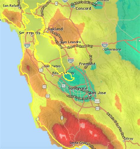 Updated chart: Bay Area rainfall totals for series of storms