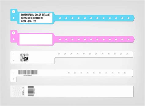 Printable Hospital Bracelet Template - Printable Word Searches