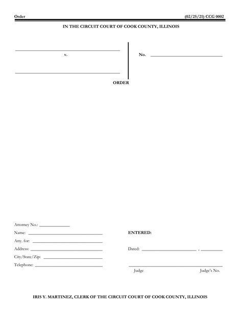 Form CCG0002 - Fill Out, Sign Online and Download Fillable PDF, Cook County, Illinois ...