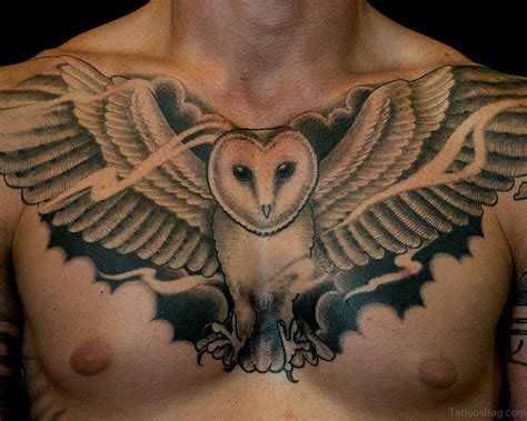 50 Attractive Owl Tattoos Designs On Chest - Tattoo Designs ...