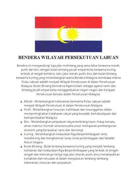 Bendera Wilayah Persekutuan Labuan | PDF