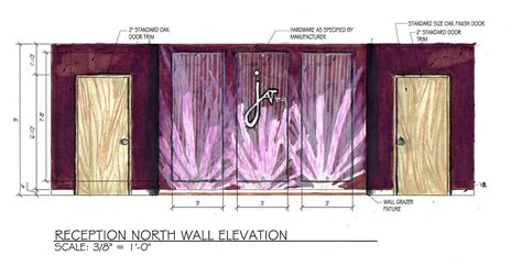 Reception Wall Elevation | INTR 202: Interior Materials and … | Flickr