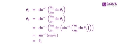 Snell's Law - The Laws of Refraction with Explanation and Examples | BYJU'S