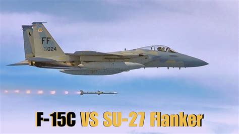 F-15C VS Su-27 Flanker | DCS | BVR | DOGFIGHT | F-15 | Su-27 | Flanker | Digital Combat ...