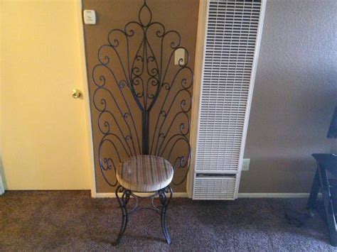 Vintage Wrought Iron Peacock Chair