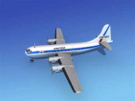 stratocruiser boeing 377 3d 3ds