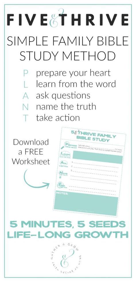 A Quick + Simple Family Bible Study Method | Family bible study, Bible ...