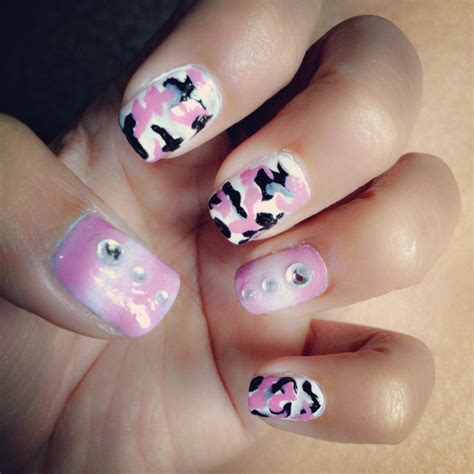 Pin by Angela Sayson on Nail arts | Camo nails, Camo nail art, Pink ...