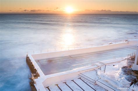 Sunrise Over The Empty Icebergs, Bondi Beach, Australia - FROTHERS GALLERY