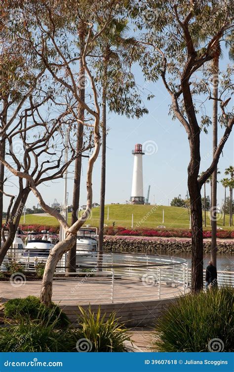 Long Beach Light House stock photo. Image of flags, shrimp - 39607618