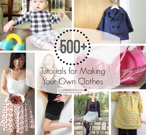 500+ Tutorials for Making Your Own Clothes | AllFreeSewing.com