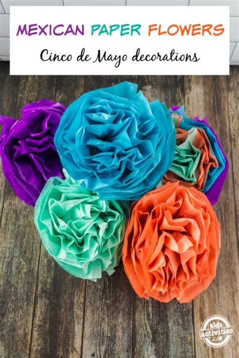 How to Make Mexican Paper Flowers for Cinco de Mayo Decorations | KAB