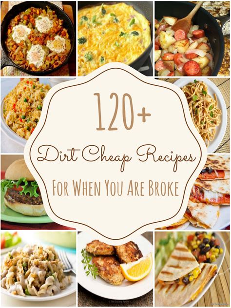 150 Dirt Cheap Recipes for When You Are Really Broke - Prudent Penny Pincher