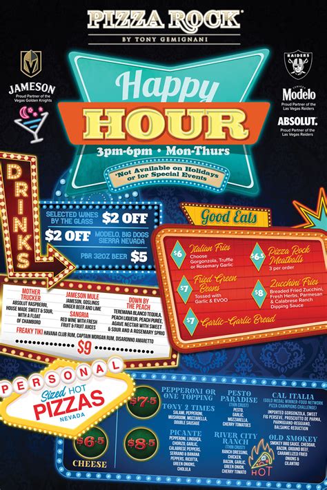 Happy Hour – Pizza Rock Las Vegas