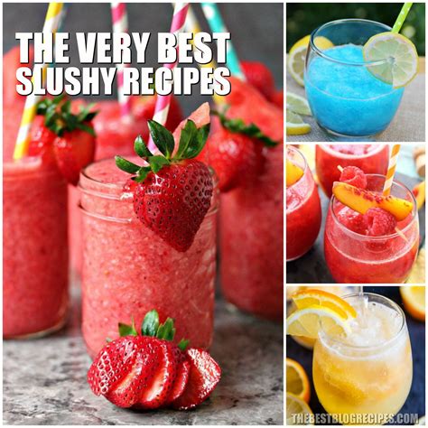 The Best Slushy Recipes - The Best Blog Recipes | Recipes, Rose recipes ...