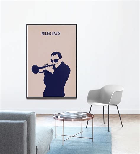 Miles Davis Trumpet Pose 24 X 36 - Etsy