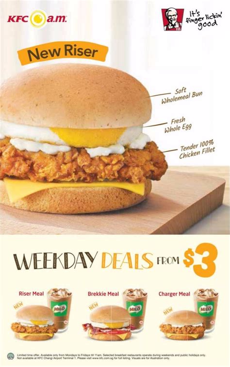 KFC: New Breakfast Sets Promo - Weekday Deals fr $3 (From 12 Apr 16) | MoneyDigest.sg