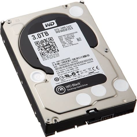 Western Digital (WD) Caviar Black WD3003FZEX 3TB 7200 RPM 64MB Cache ...