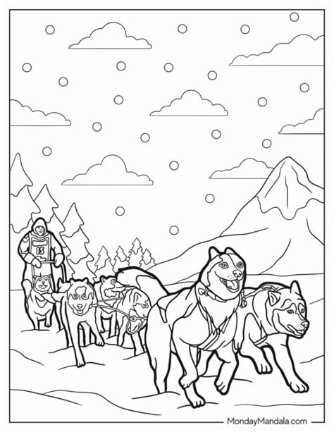 20 Husky Coloring Pages (Free PDF Printables)