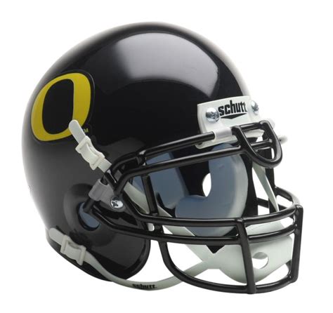 Oregon Ducks 1999-Present Black Mini Helmet by Schutt | Sports Memorabilia!