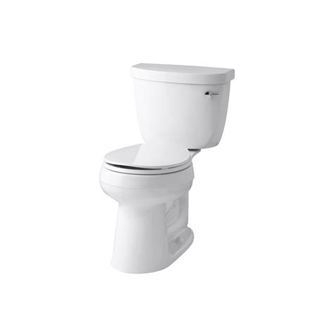 Kohler Cimarron Comfort Height Two-Piece Round-Front 1.28 GPF Toilet ...