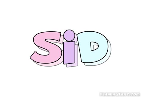 Sid Logo | Free Name Design Tool from Flaming Text